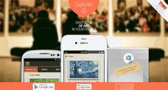 Desktop Screenshot of getdailyart.com